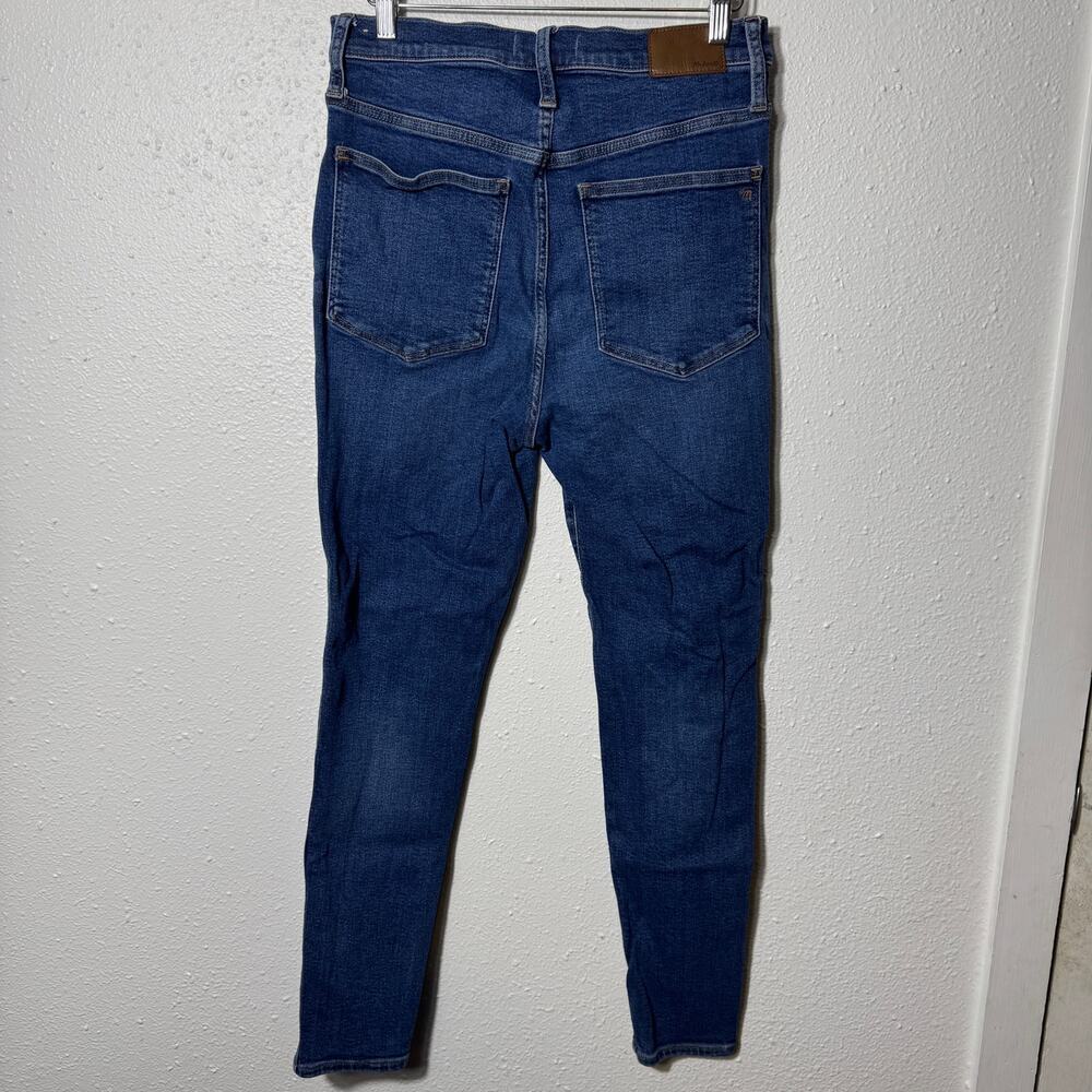 Madewell 10" High-Rise Skinny Jeans in Wendover Wash - Picture 3 of 9